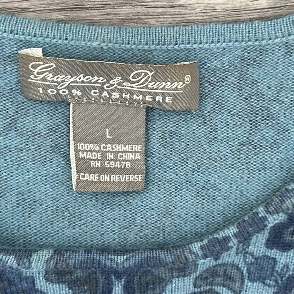 GRAYSON & DUNN 100% CASHMERE SWEATER - Picture 3 of 5